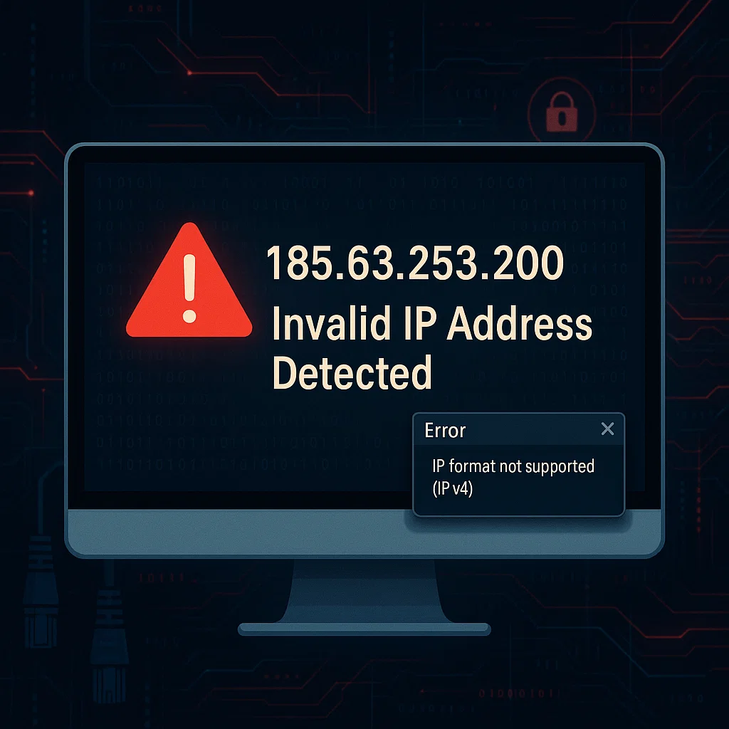 185.63.2253.200: Not a Real IP Address and Why You Should Care
