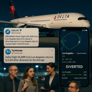 delta flight dl275 diverted lax