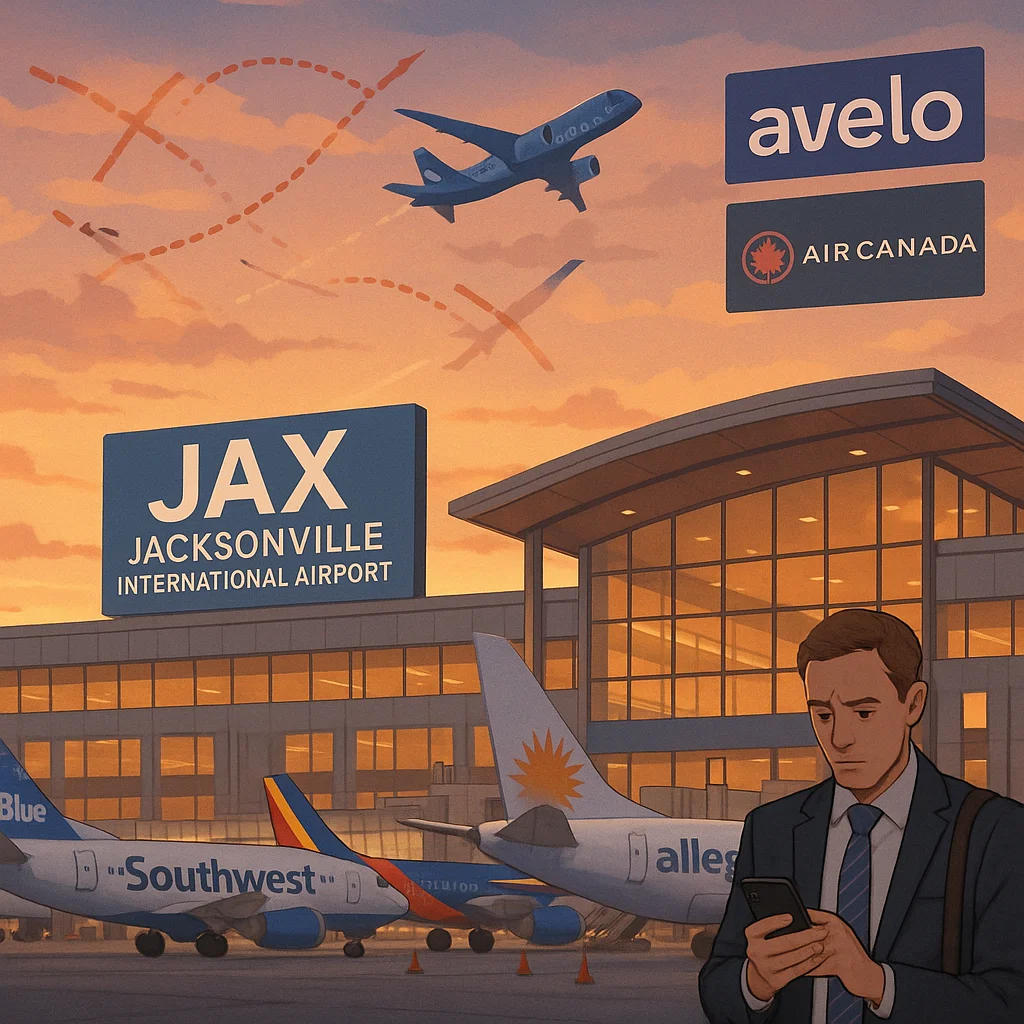 jacksonville flight discontinuations