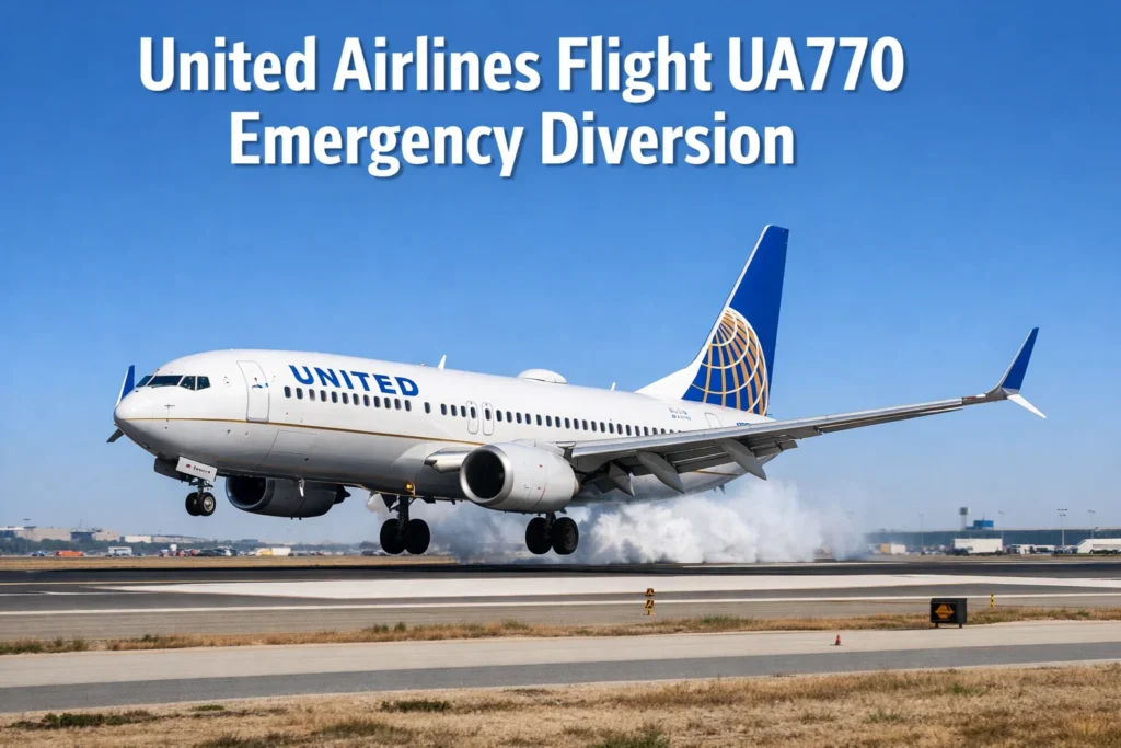 UA770 Emergency Diversion