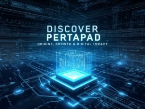 Futuristic digital innovation concept