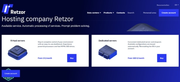 Retzor Hosting Review