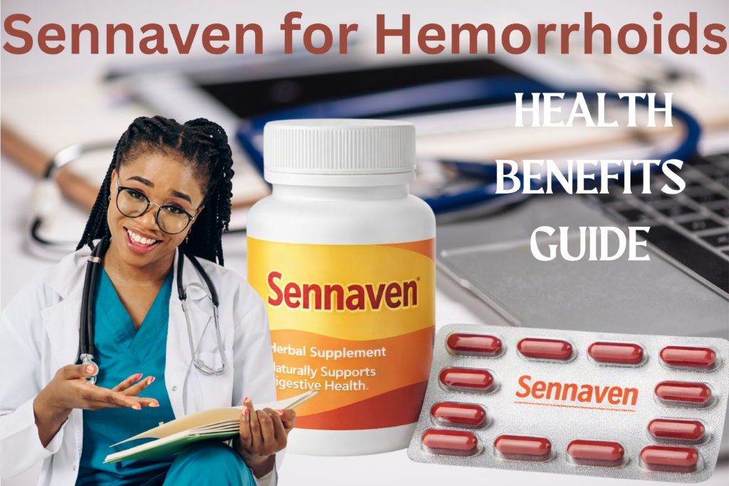 Sennaven herbal supplement bottle and capsules