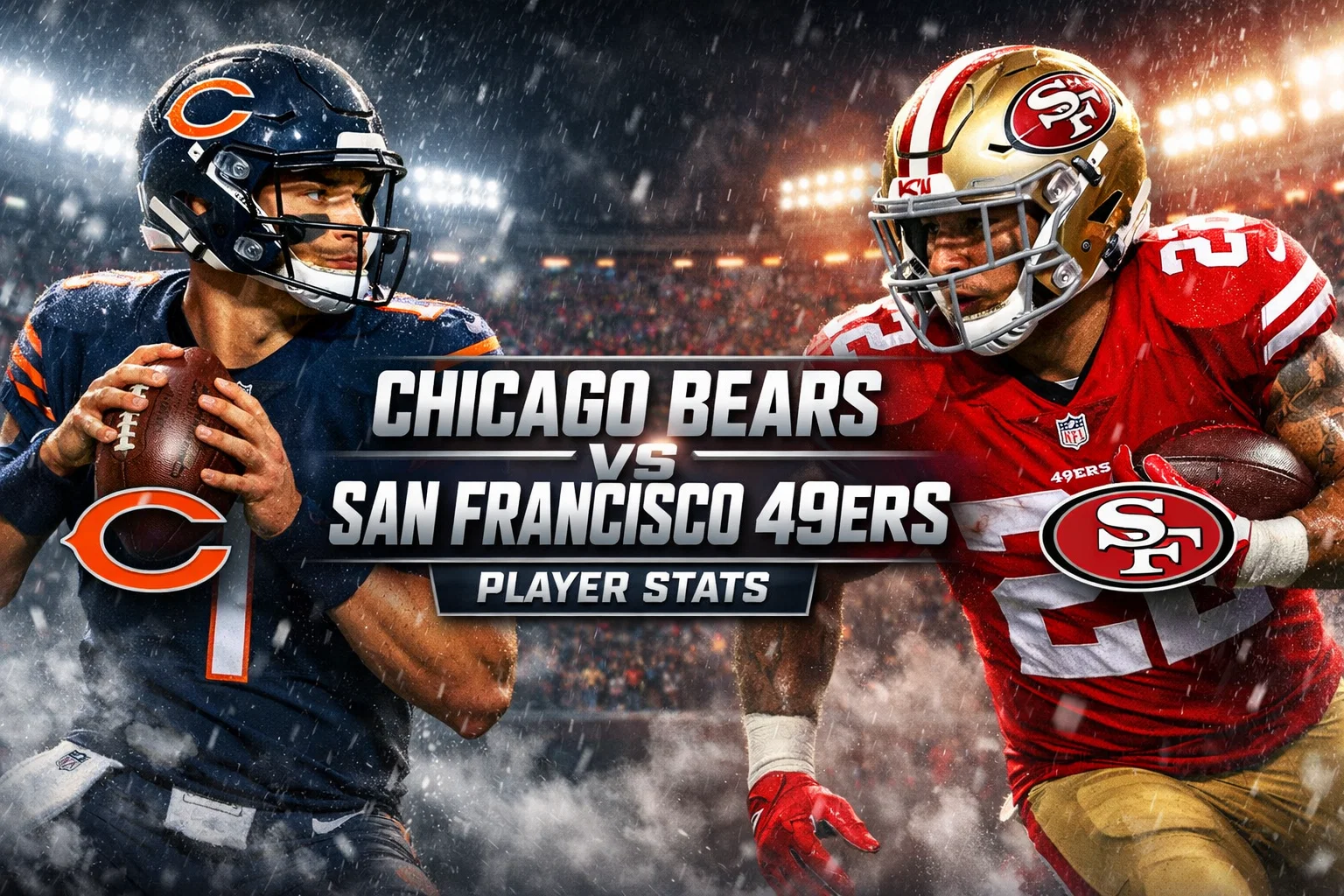 Chicago Bears vs 49ers: Complete Player Stats Report