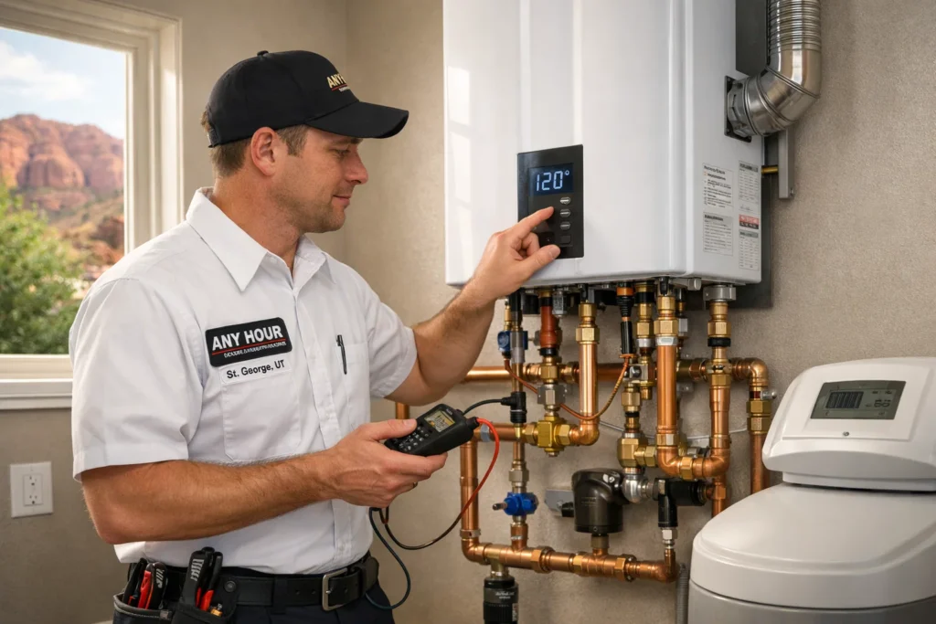 How Tankless Water Heater Repair Transforms Efficiency in St George Ut by Any Hour Electric Plumbing Heating & Air