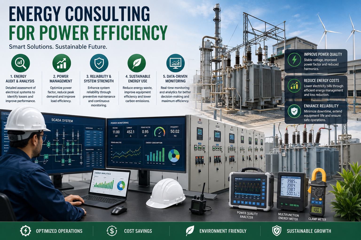 5 Ways Energy Consulting Optimizes Power and Efficiency