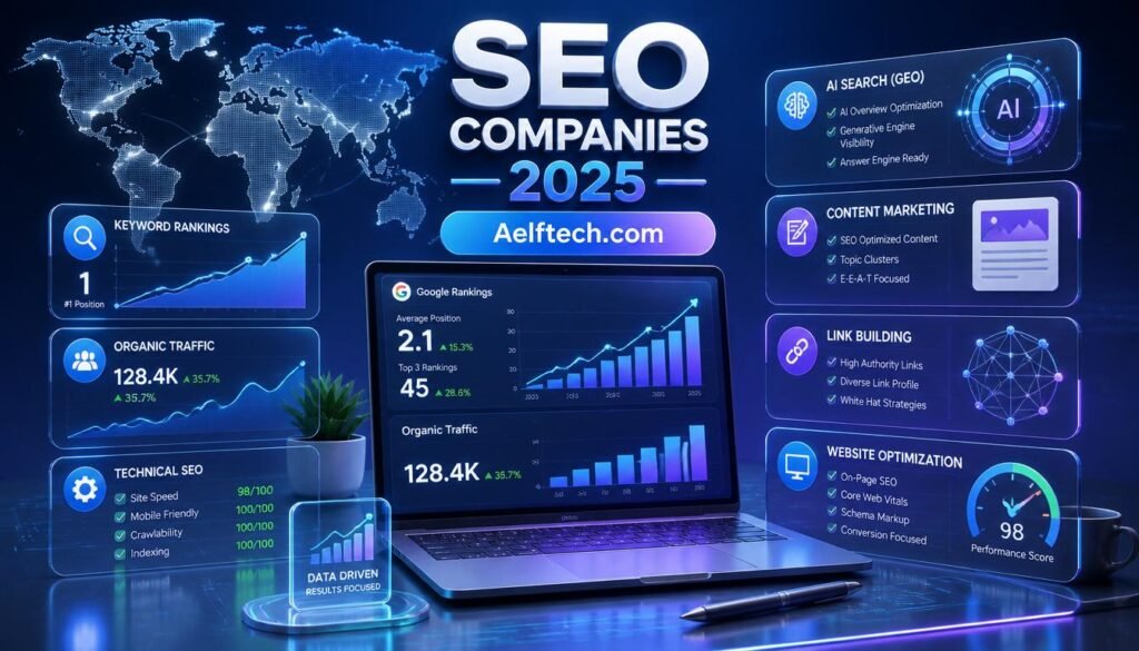 SEO Companies 2025 Aelftech.com: 15 Best Agencies Ranked by Experts